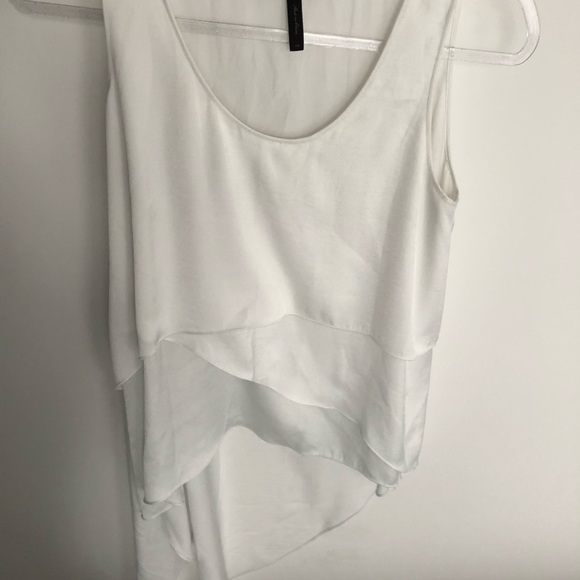 BCBG MAXAZRIA KARLIE TIERED DRAPE TOP - HAUT - XS - Picture 5 of 7